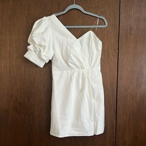 Red Dress One Shoulder Dress